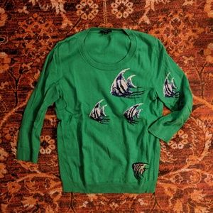Talbots Petite Small Fish Sweater